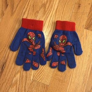 Red and Blue Spiderman Gloves (One Size)